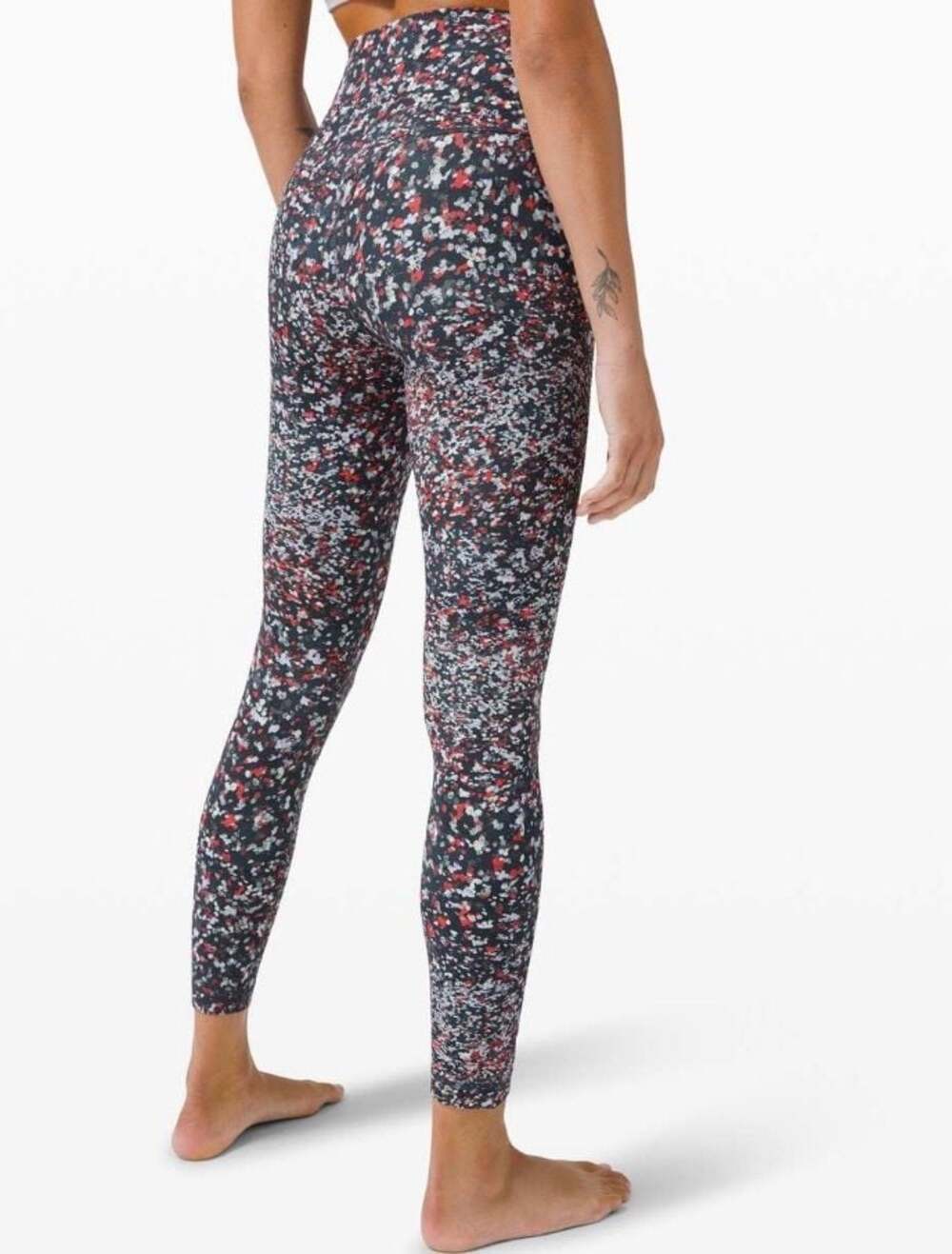 Lululemon Align High-Rise Pant 25" Size 2 Multi-Color Floral Print